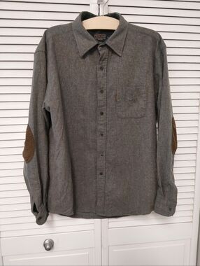 Pendleton Wool Trail Long-Sleeve Button-Down Shirt(See Description For Sizing)